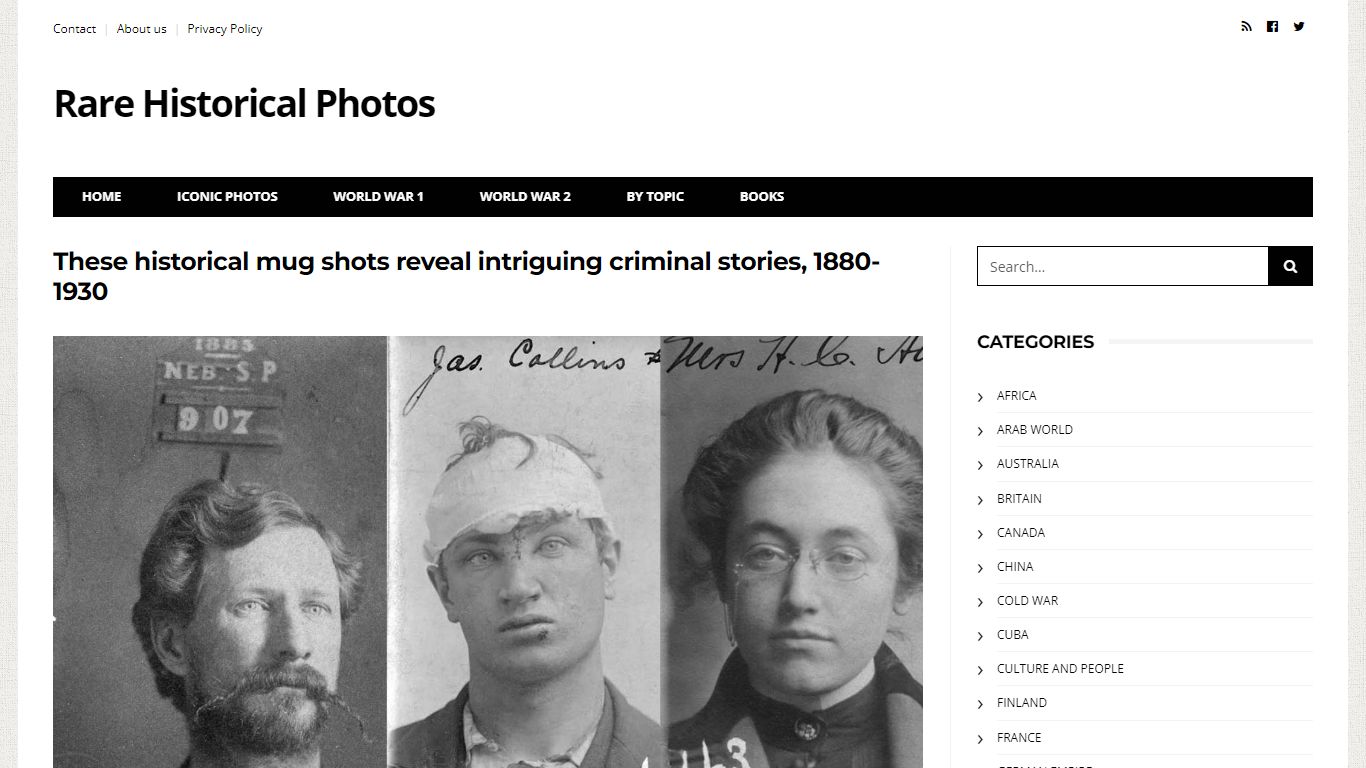 These historical mug shots reveal intriguing criminal stories, 1880 ...